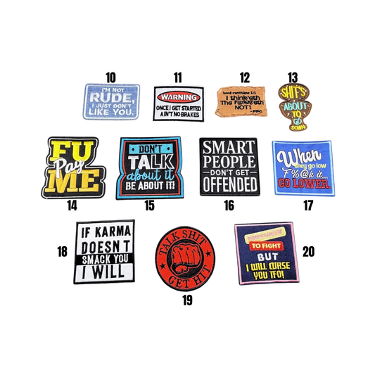 Funny - Sarcastic Statement Small Patches
