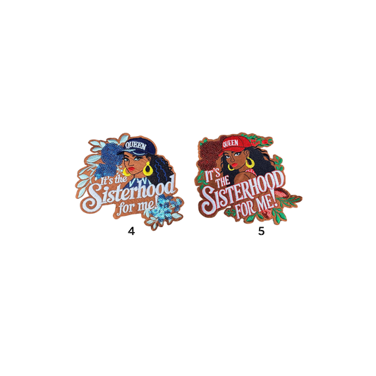 Female Statement Satin Medium Patches