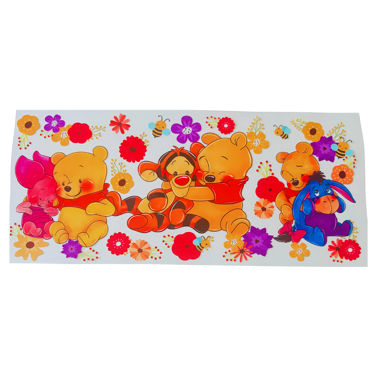 Pooh Bear & Hugs UV DTF