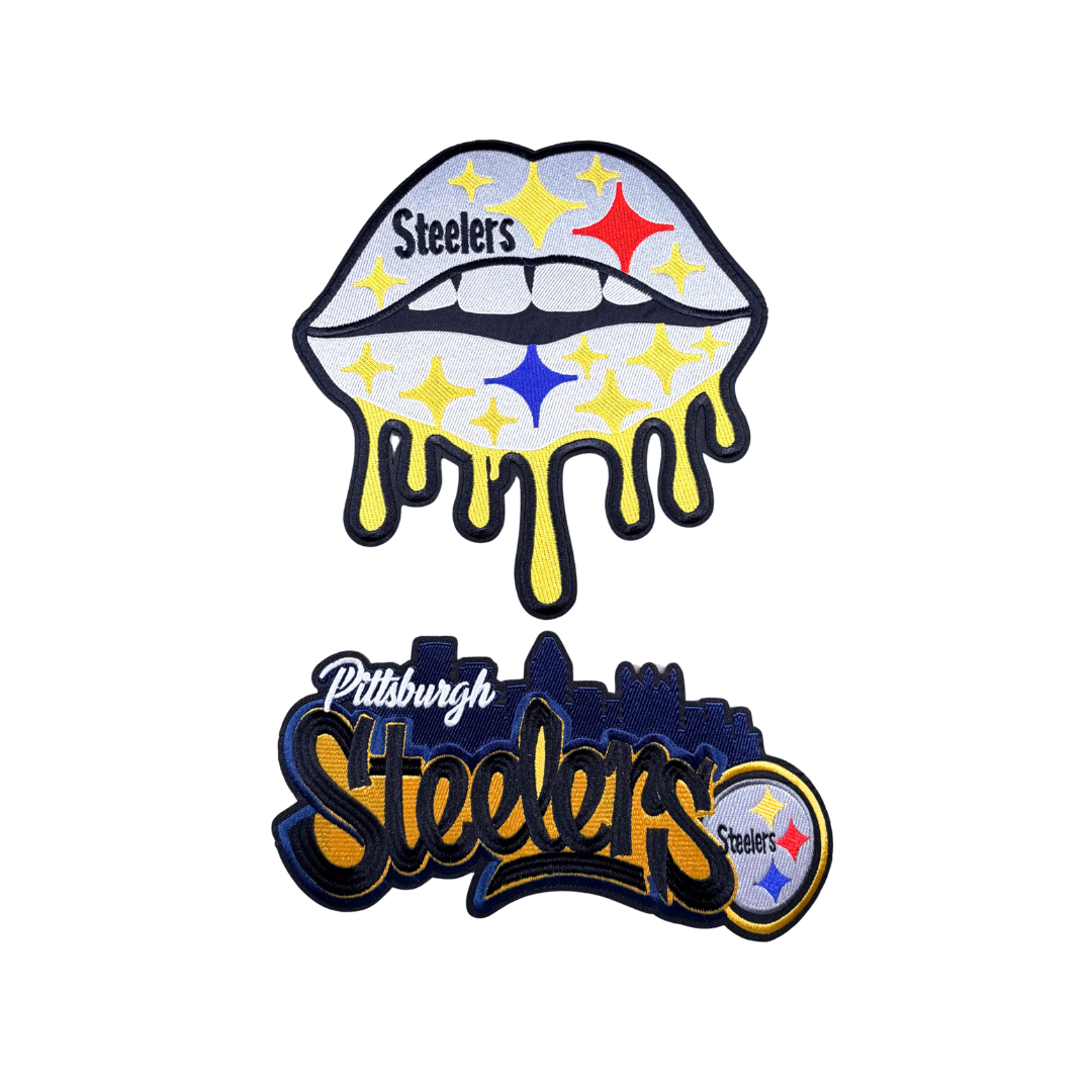 Pittsburgh Steelers 3D Football Large Patches