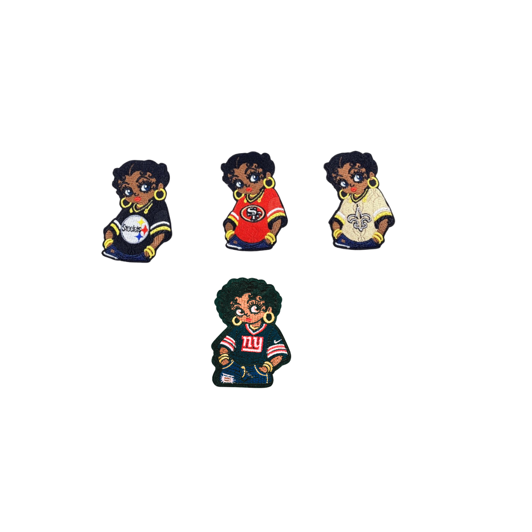 NFL Team Betty Jersey Small Patches
