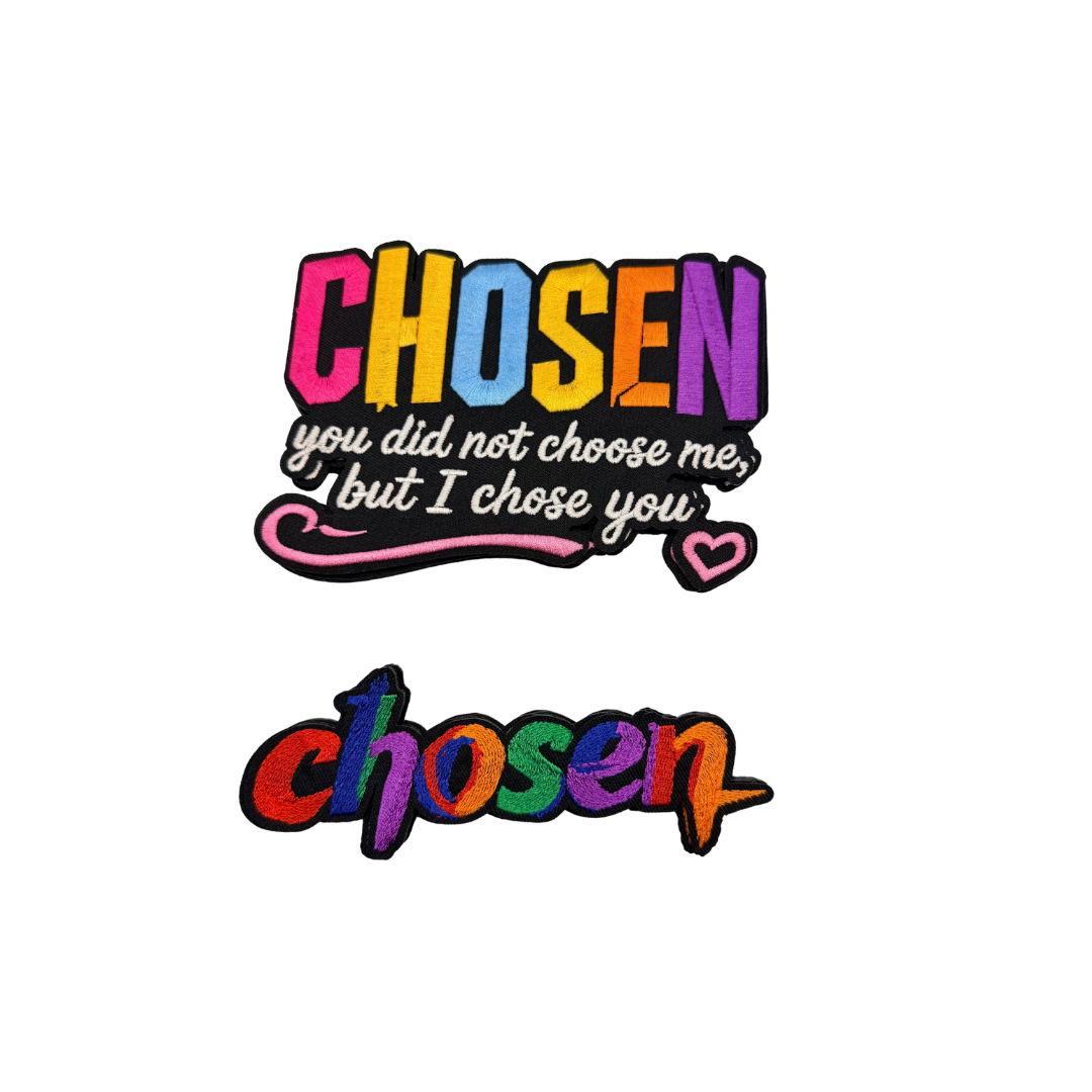 Chosen Positive Colorful Statement Medium Patches