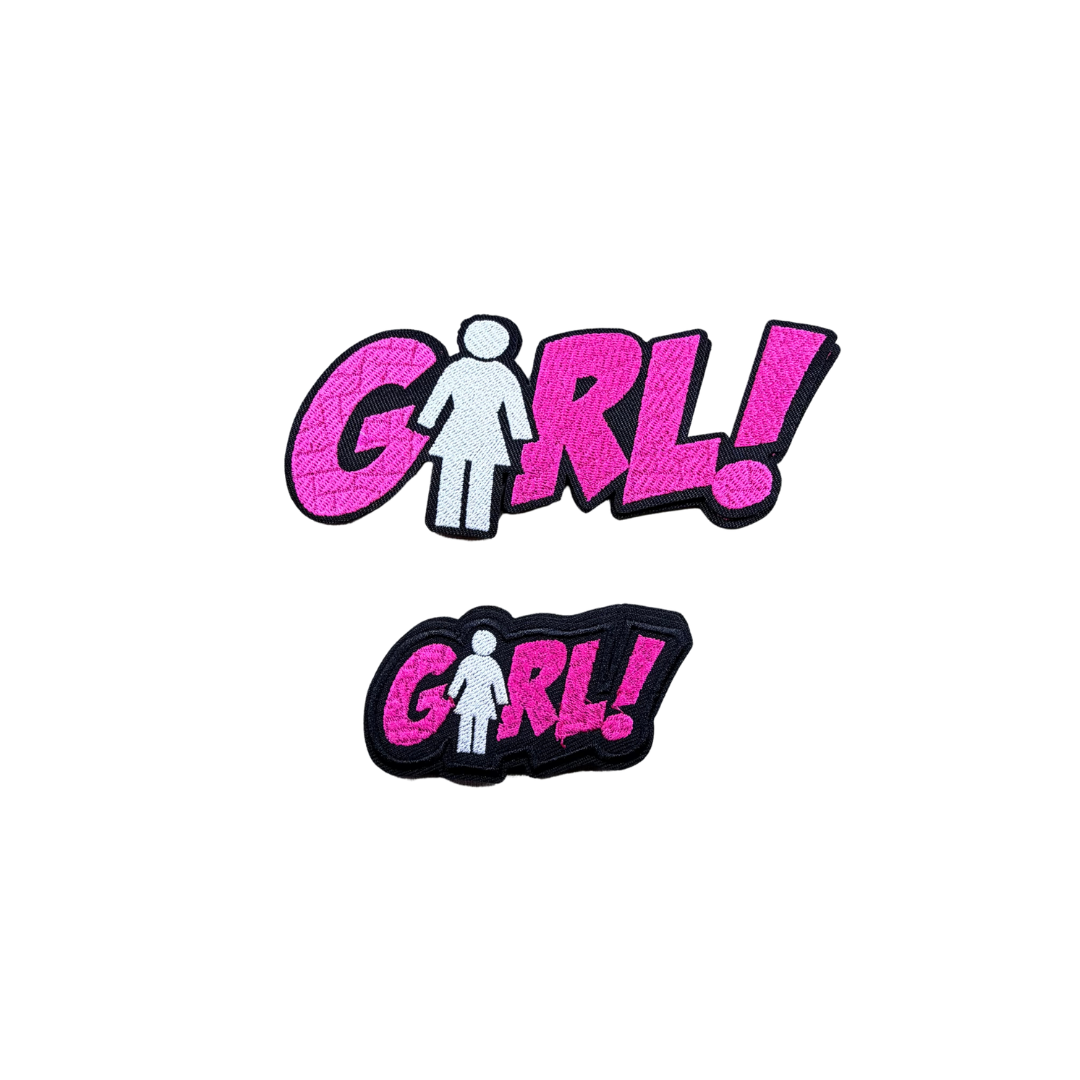 Girl Statement Hot Pink Patches