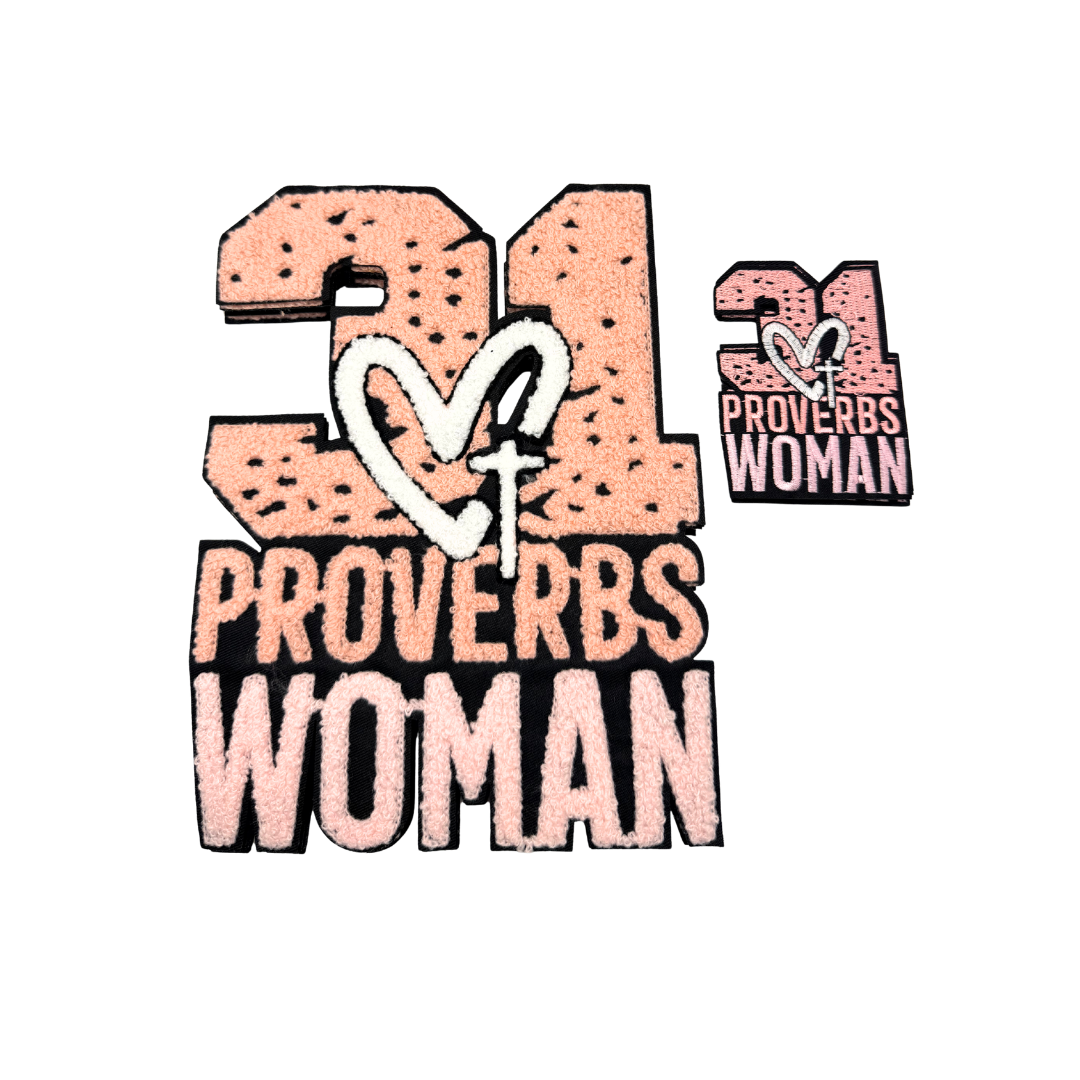 Proverbs 31 Woman Chenille Patches