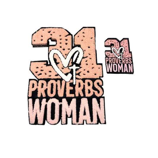 Proverbs 31 Woman Chenille Patches
