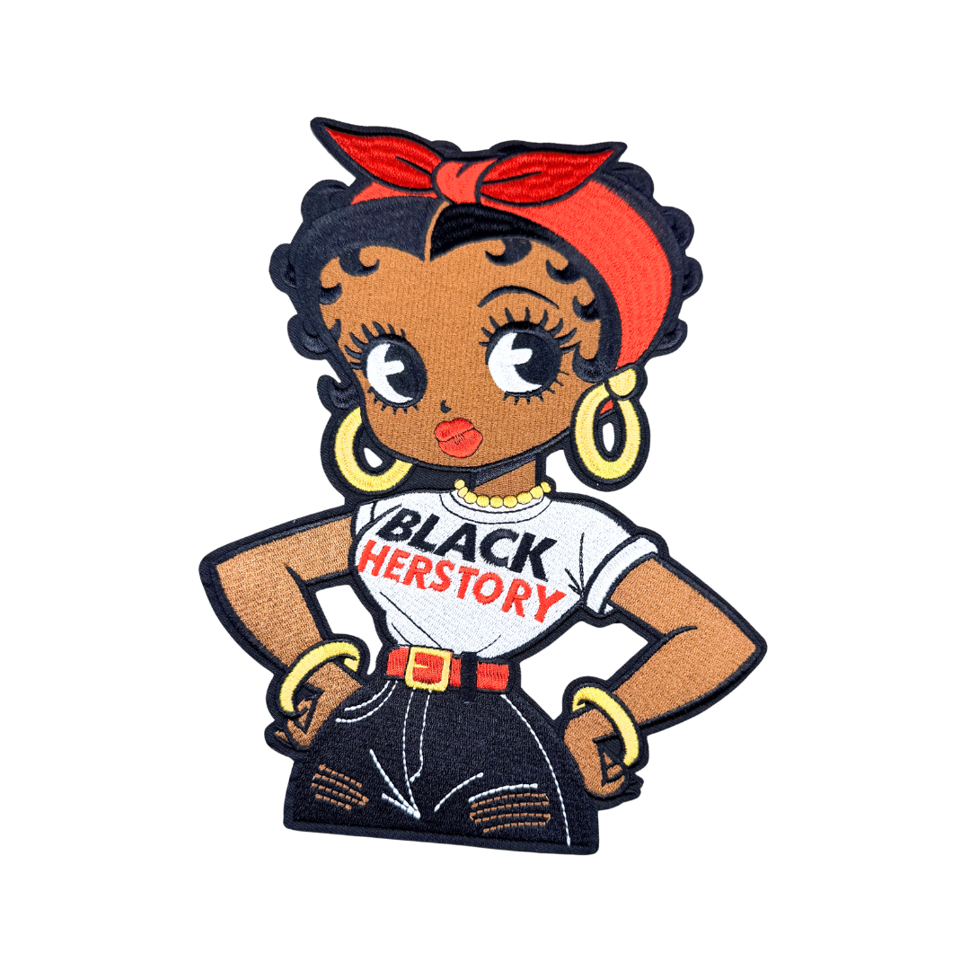 Black History Betty Boop Large Culture Patch