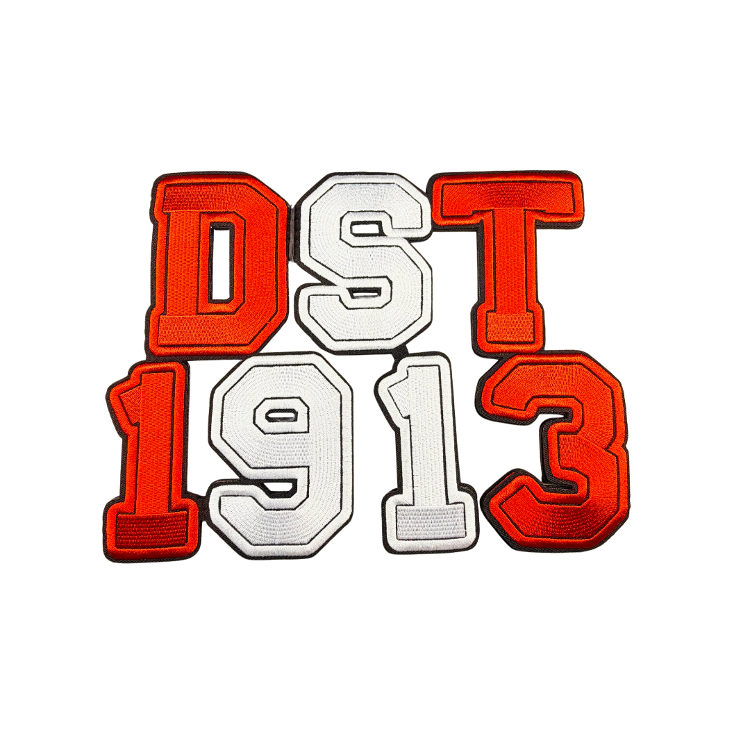 DST 1913 - Red & White Sorority Large Patch