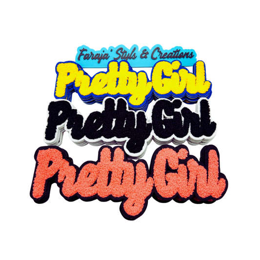 Pretty Girl Chenille Large Patch