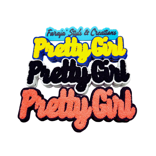 Pretty Girl Chenille Large Patch