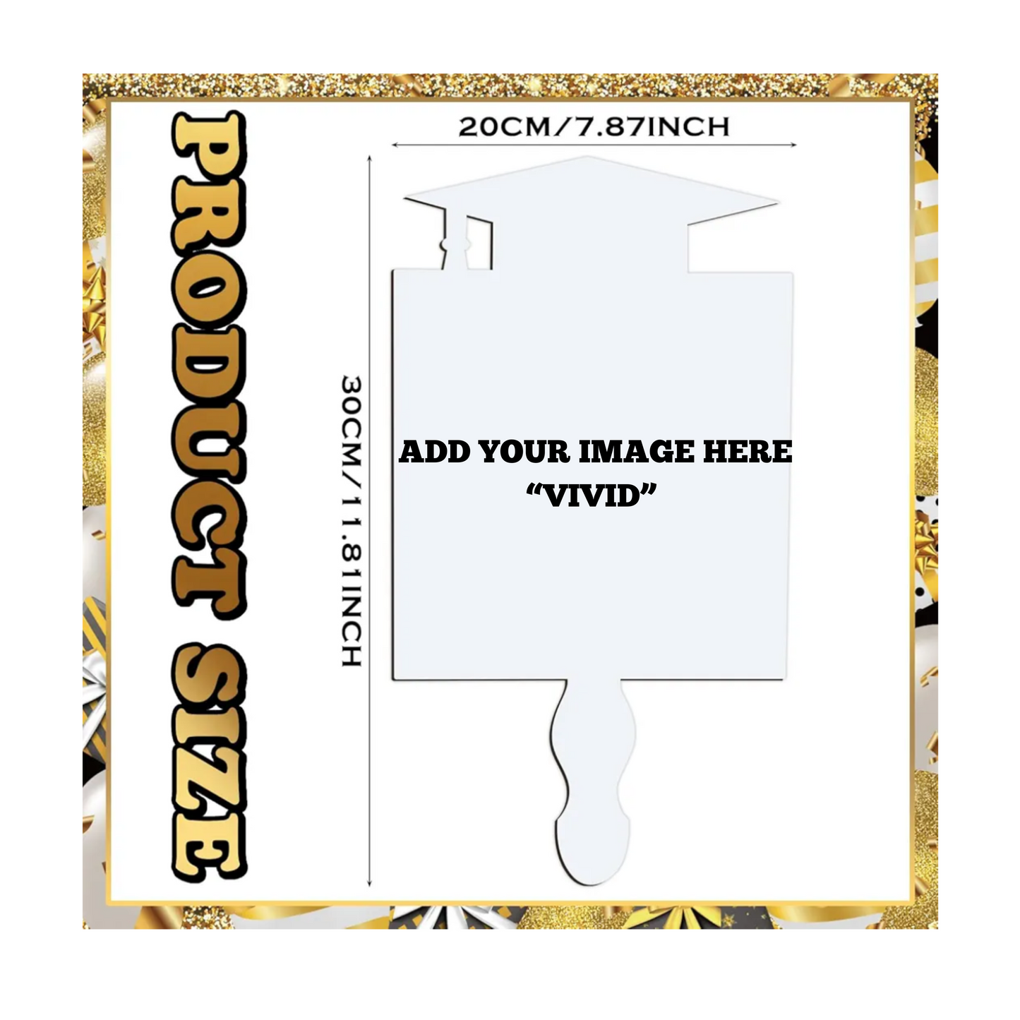 Custom Graduation Paddle – Personalized Greek or School Design