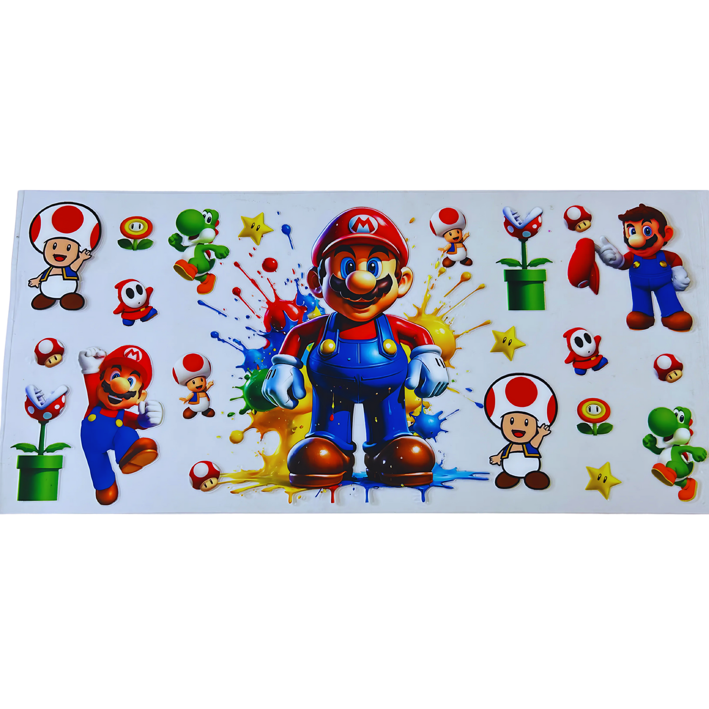 Mario & Friends UV DTF
