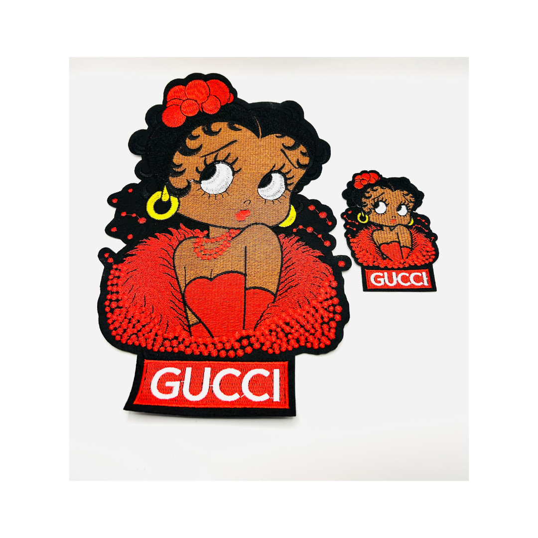 G-G Red Betty Sequin Patch