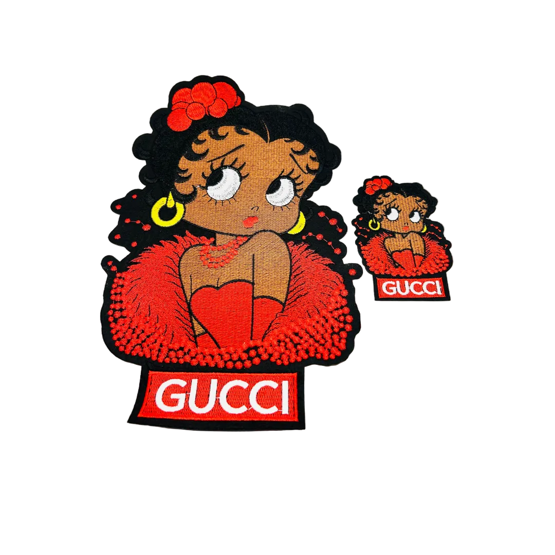 G-G Red Betty Sequin Patch