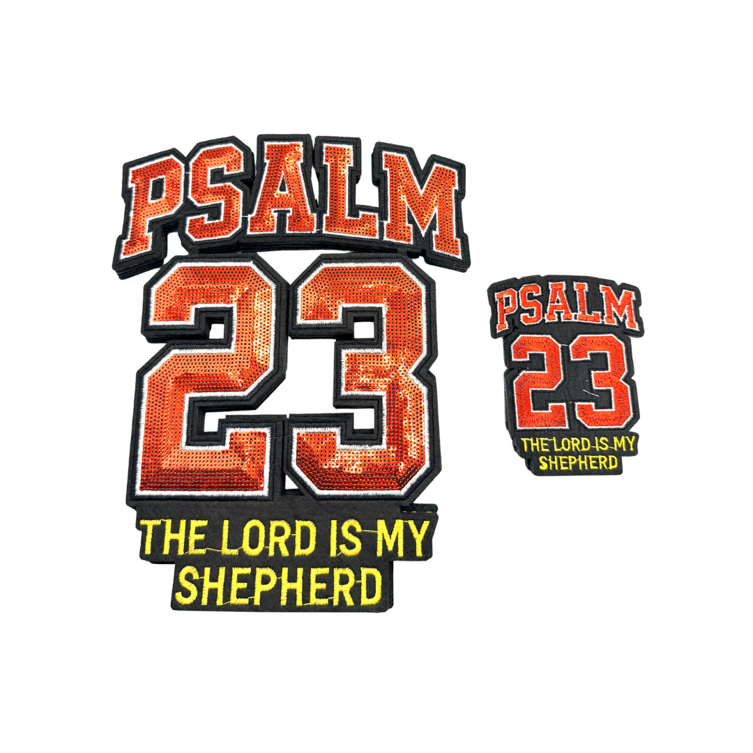PSALM 23 Sequin Patches