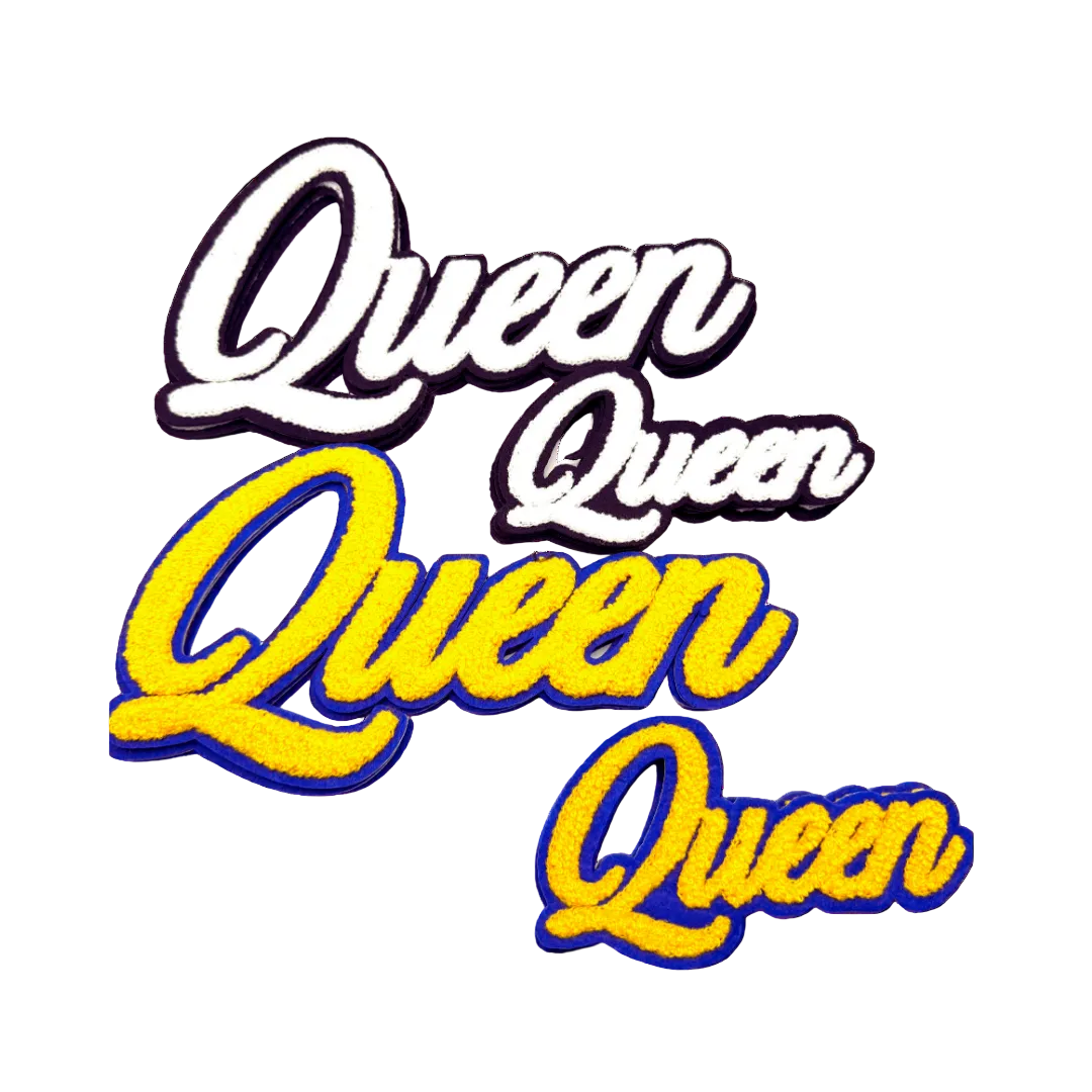 Queen Chenille Patches