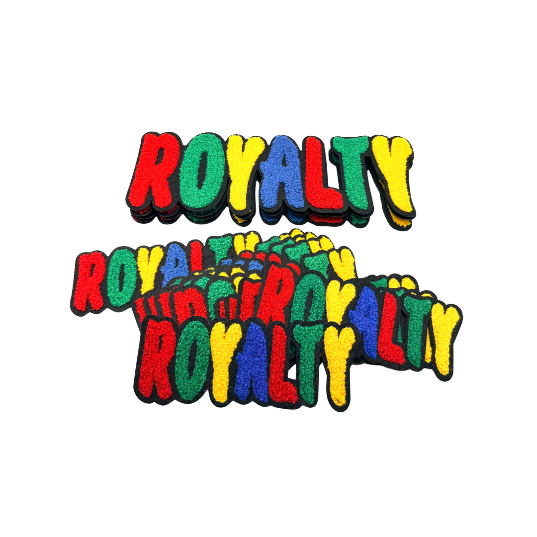 ROYALTY Colorful Chenille Patches