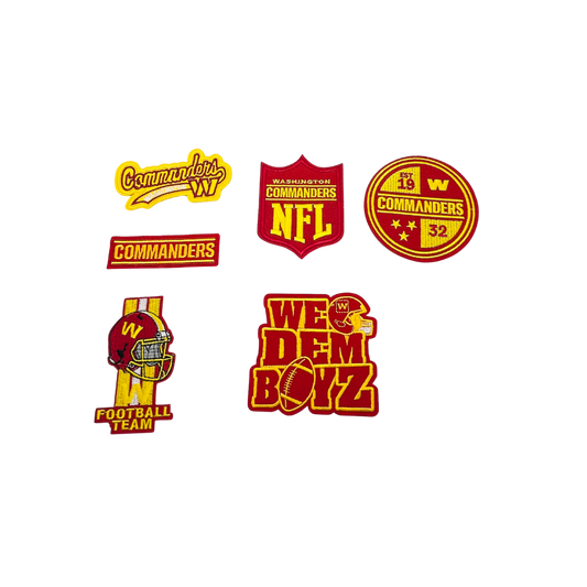 Washington Commanders Football Small Patches