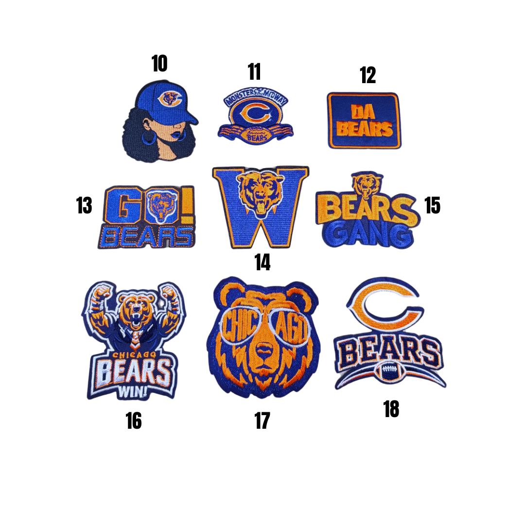 Chicago Bears Football Small Patches - 6