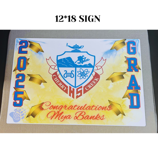 🪧 Custom Yard Sign – For All Occasions & Graduations