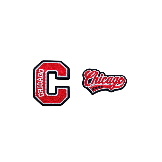Chicago City Embroidered Patches