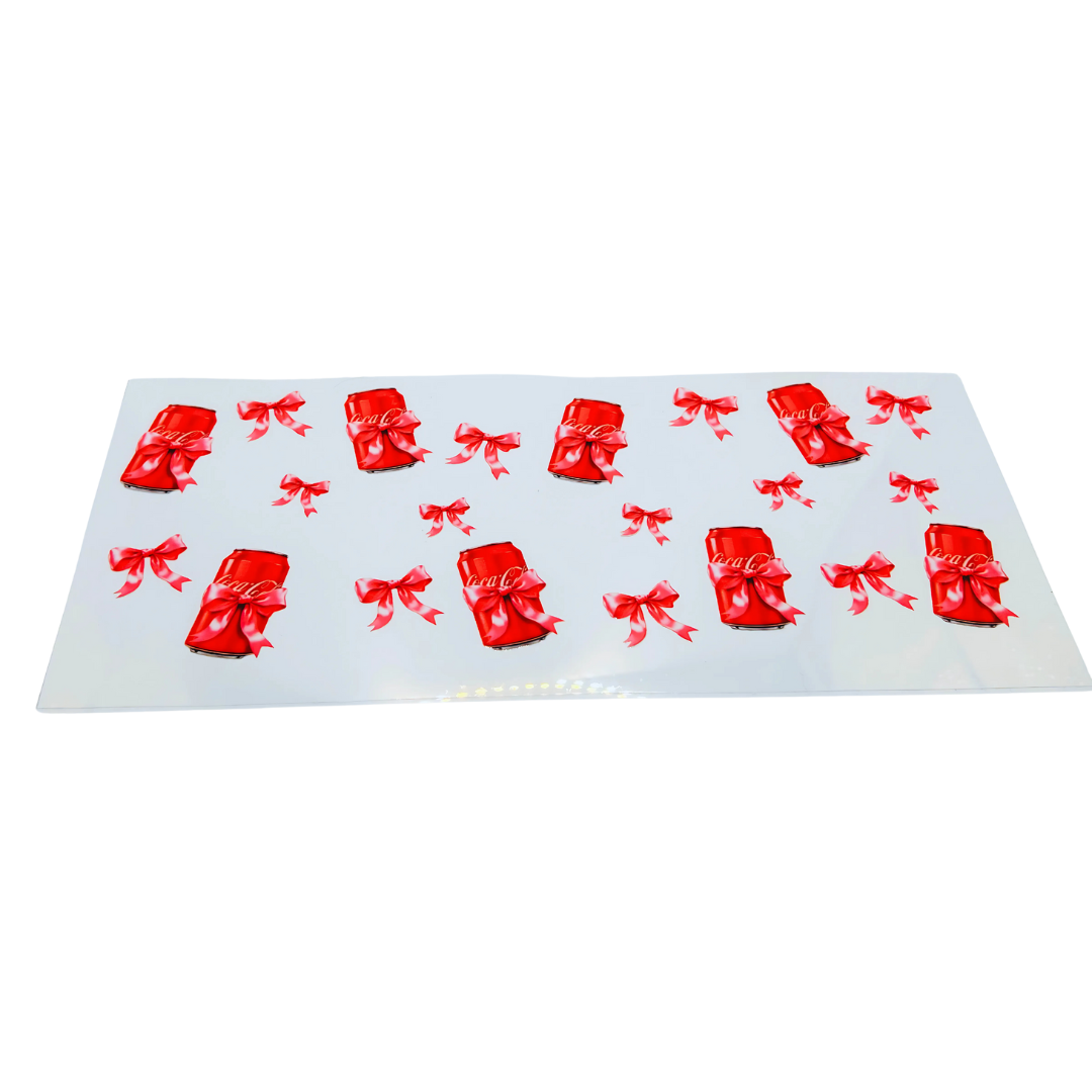 Coca Cola & Bows UV DTF