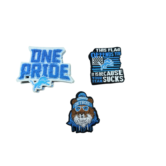 Detroit Lions Football Embroidered Small Patches
