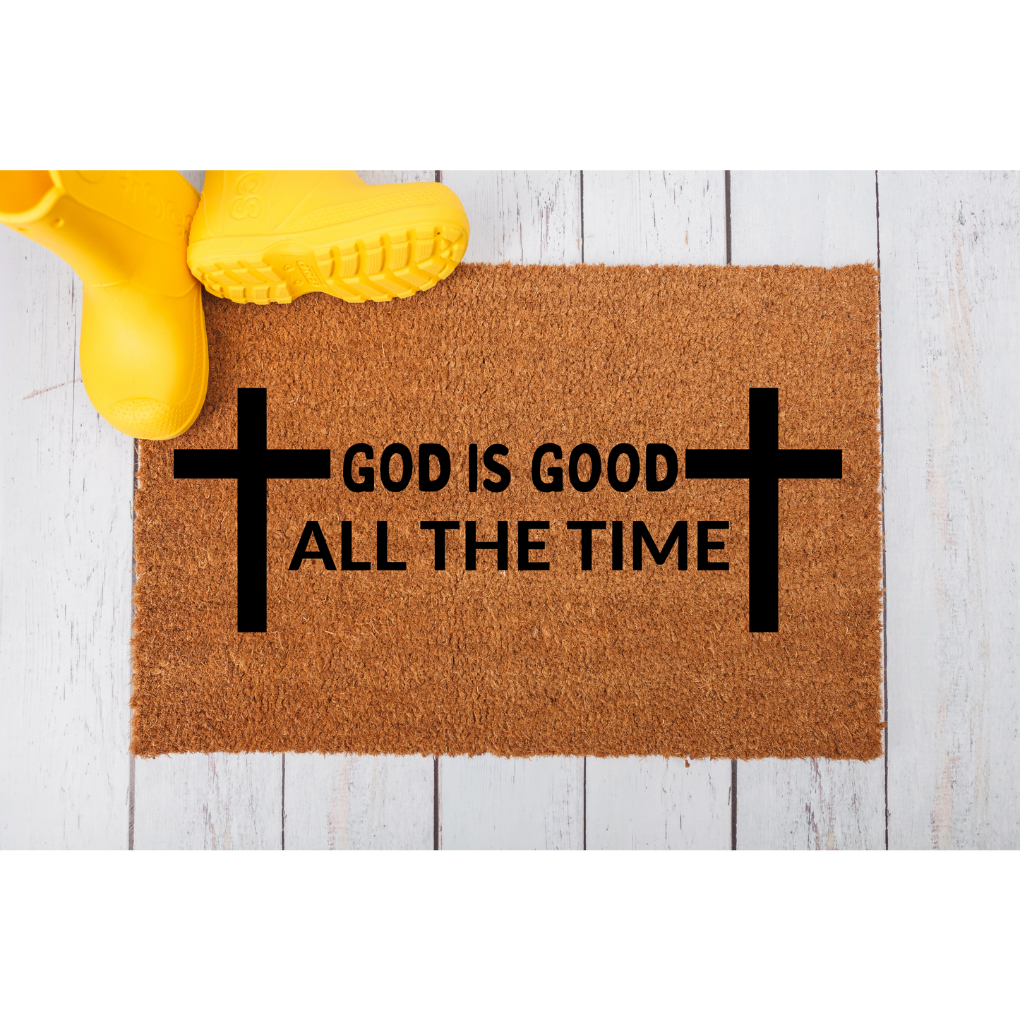 God Is Good All The Time Doormat