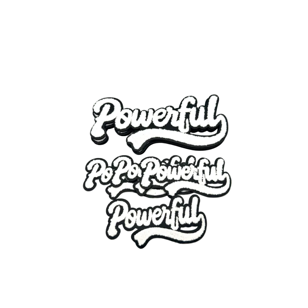 Powerful Statement Large Chenille Patches