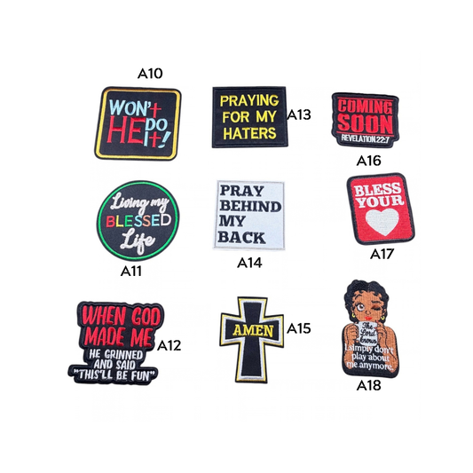 Faith Inspired Small Patches - 2A