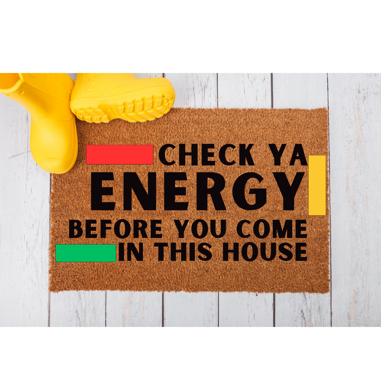 Check Ya Energy Doormat