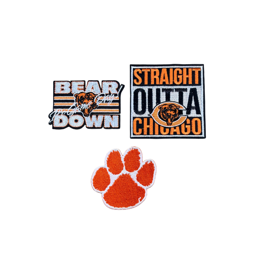 Chicago Bears Football Small Patches