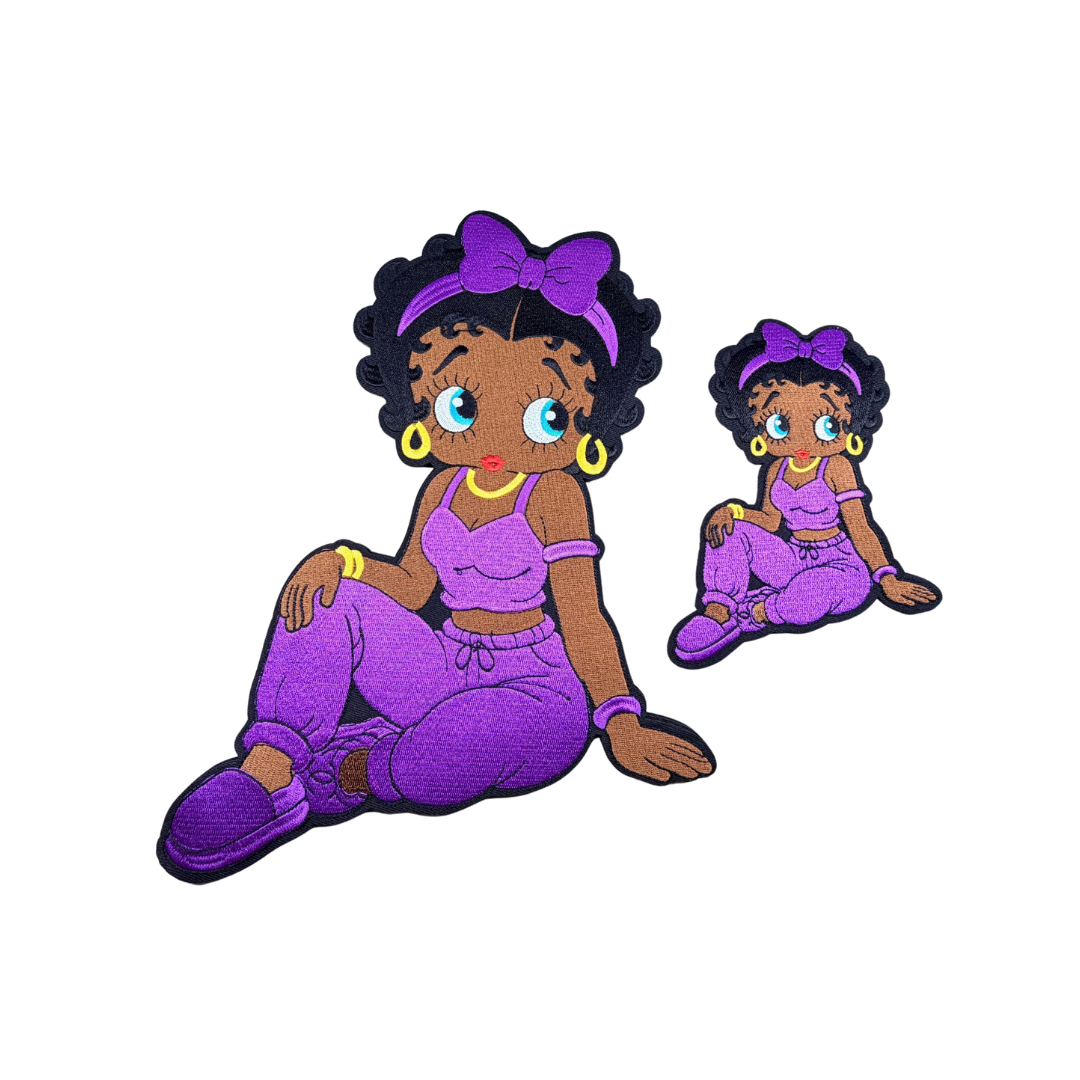 Betty - Comfy Sleepwear Purple Patches
