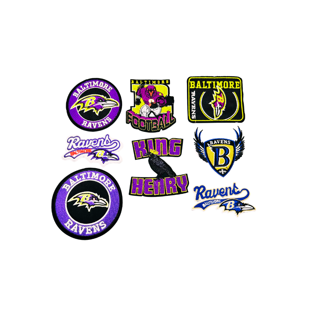 Ravens Football Patches