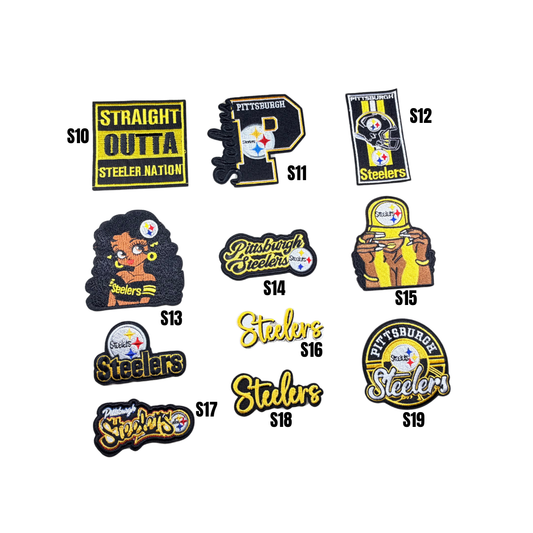 Pittsburgh Steeler Football Small Patches