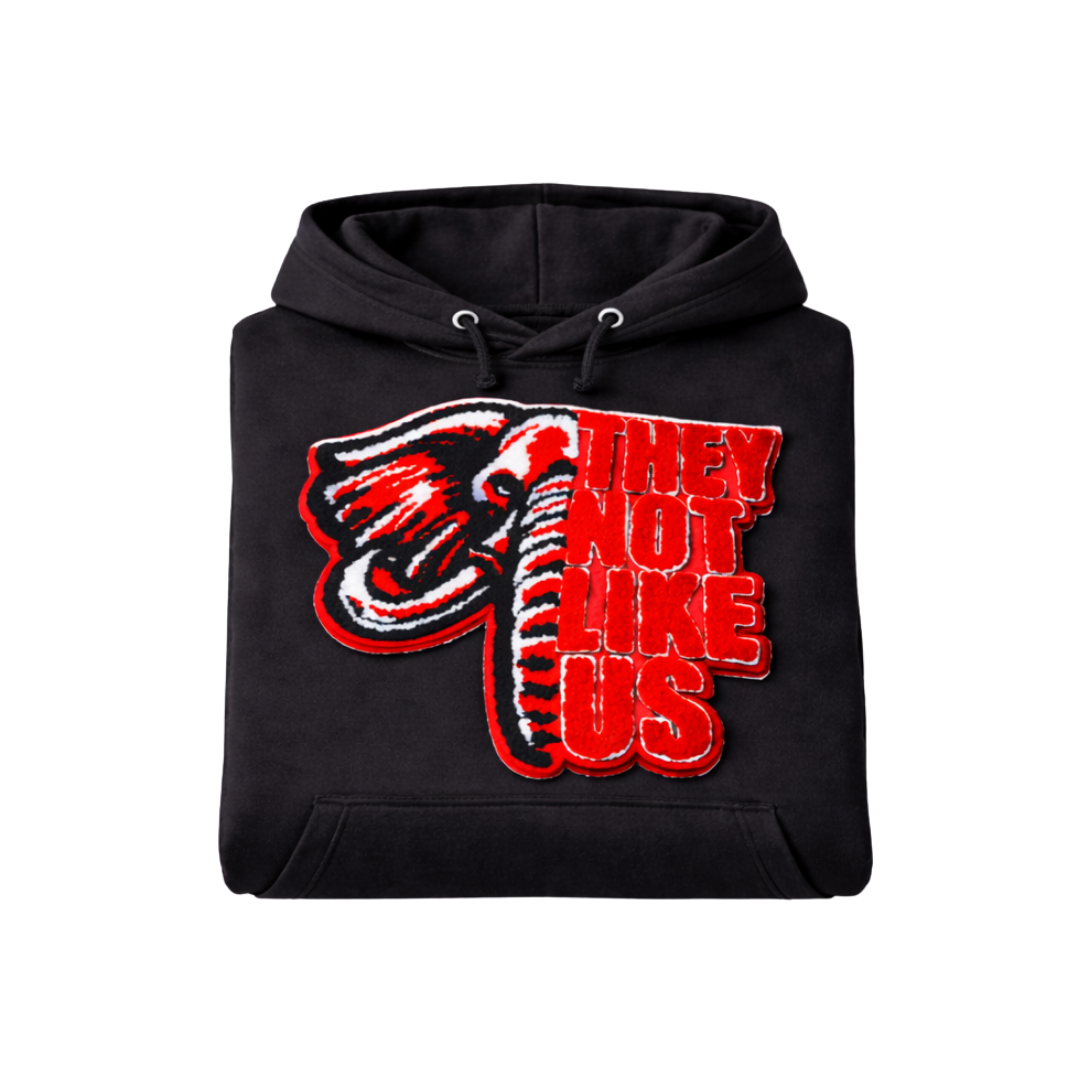 Delta Sigma Theta Chenille Animal Patch Kangaroo Hoodie – Greek Pullover Hoodie