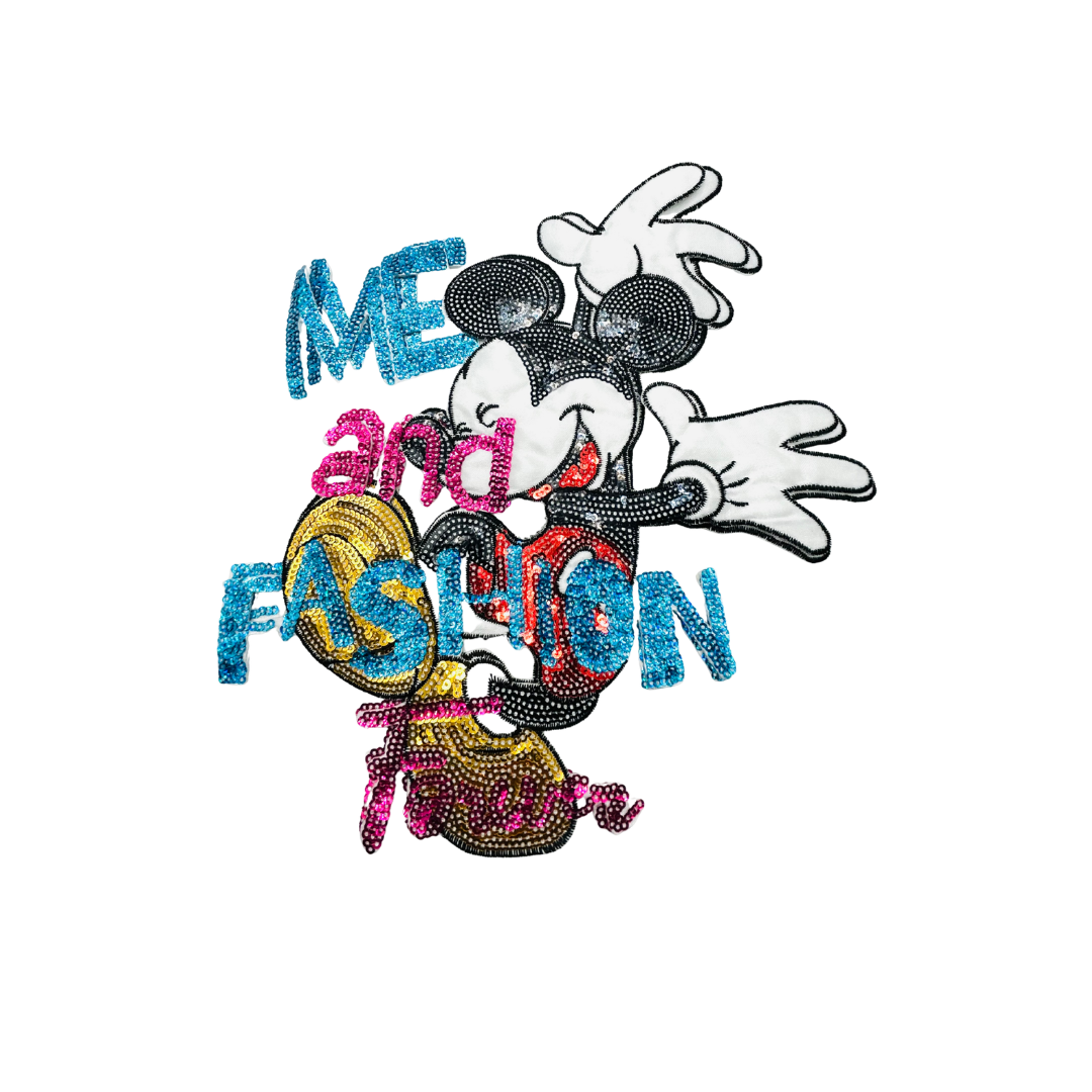 Mouse - Me & Fashion Sequin Medium Patch