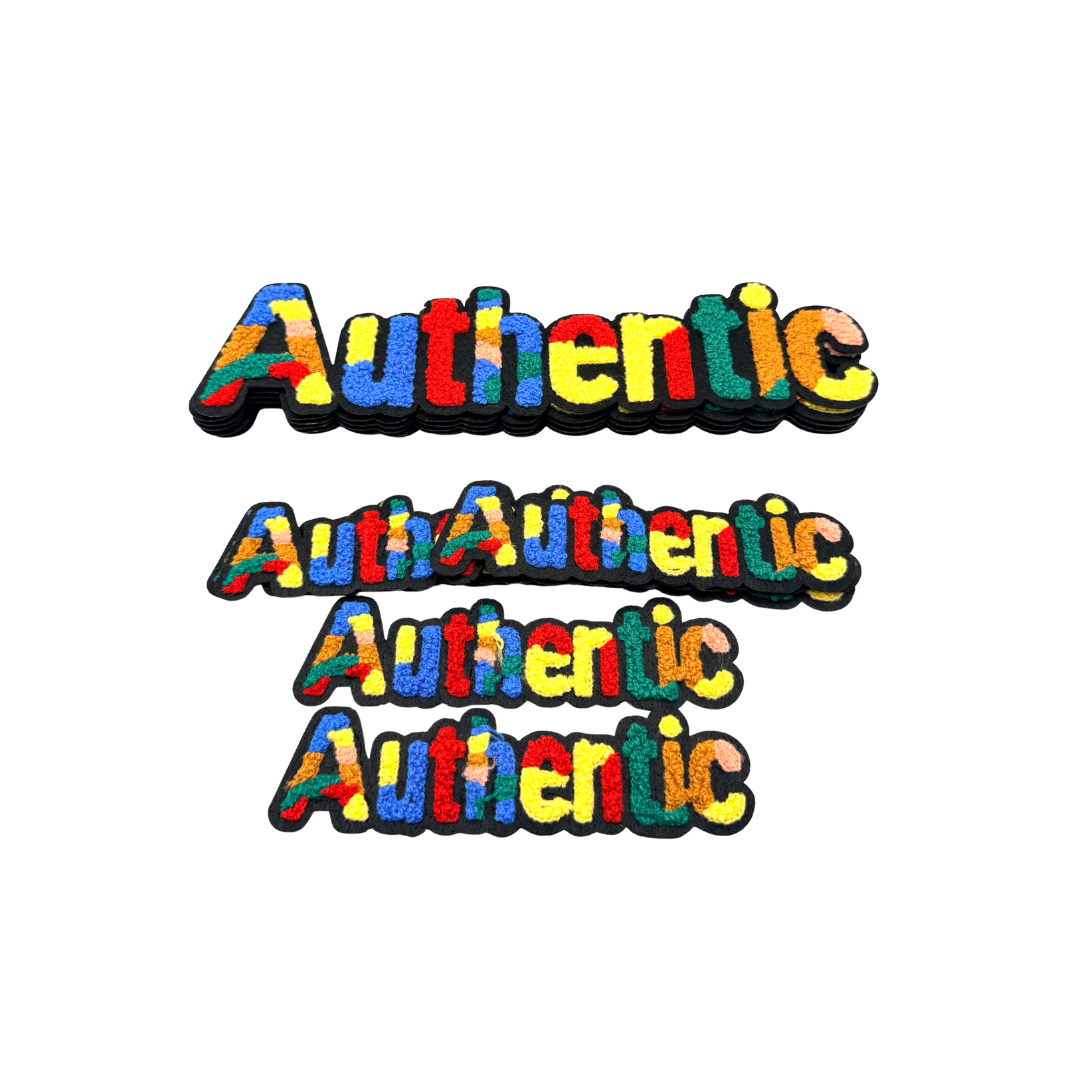 Authentic Colorful Chenille Patches