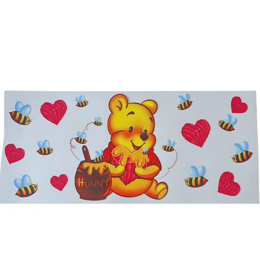 Baby Bear and Honey UV DTF