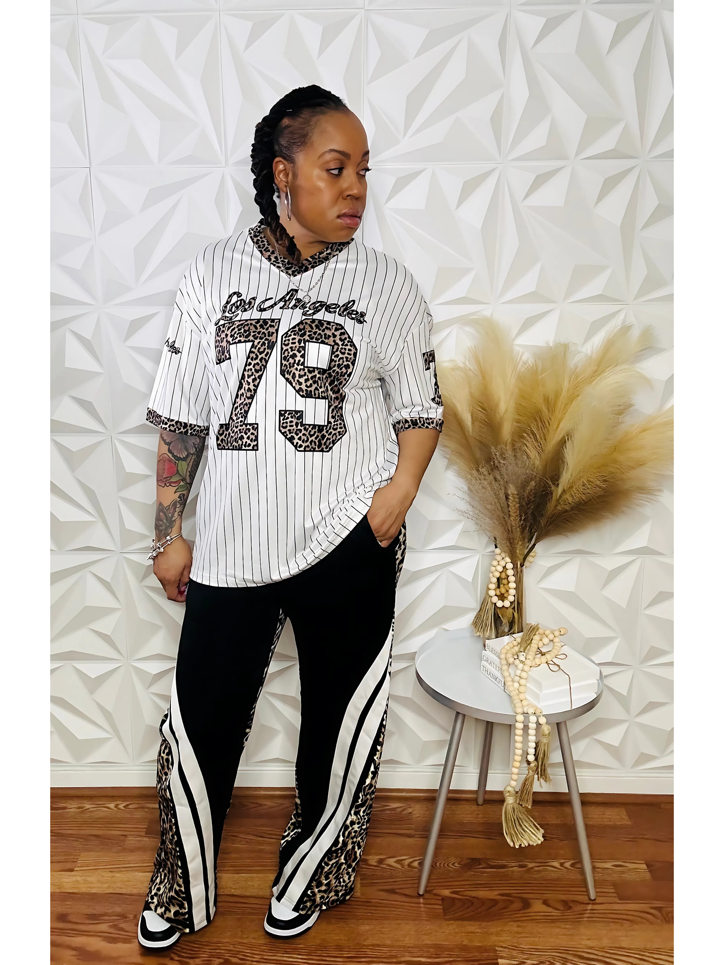 Fierce Fusion Leopard Joggers - Size S & M Only