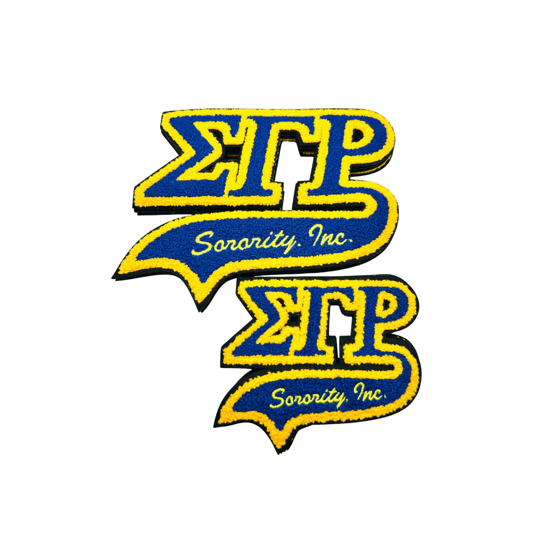 Sigma Sorority Inc Chenille Patches