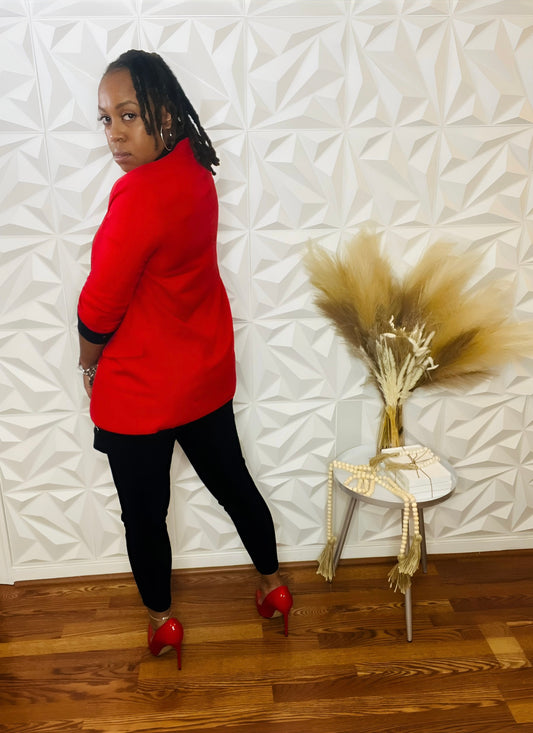 Red Bottom Blazer - Size Medium Only
