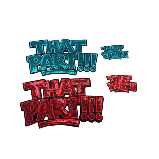 That Part Statement Sequin Patches