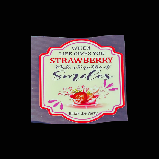 When Life Gives You Fruit Positive Quotes UV DTF - 3 Styles