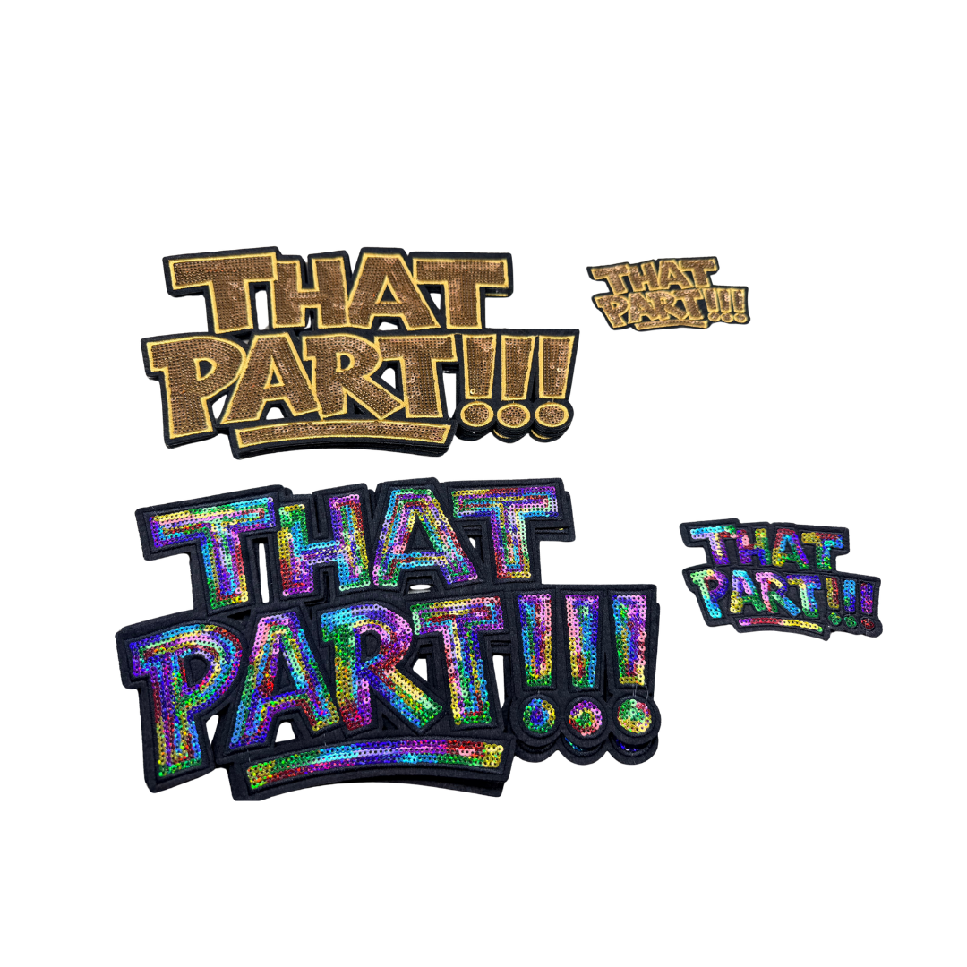 That Part Statement Sequin Patches