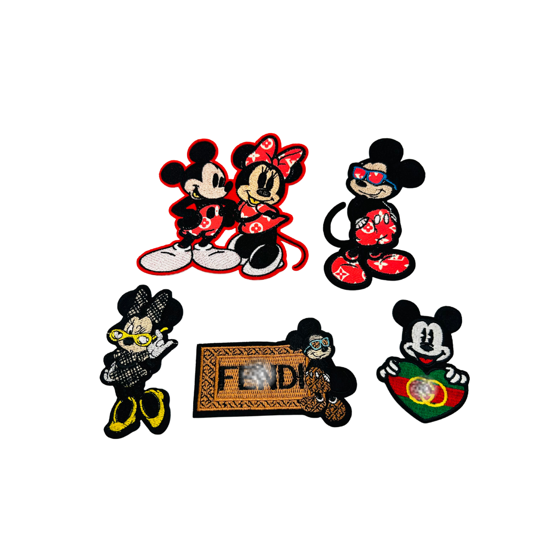 M & M Mouse Designer Inspired Cartoon Character Small Patches