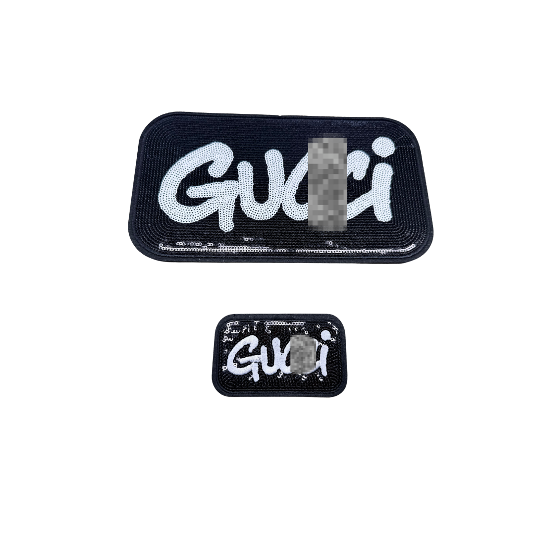 G Designer Inspired Sequin Patches