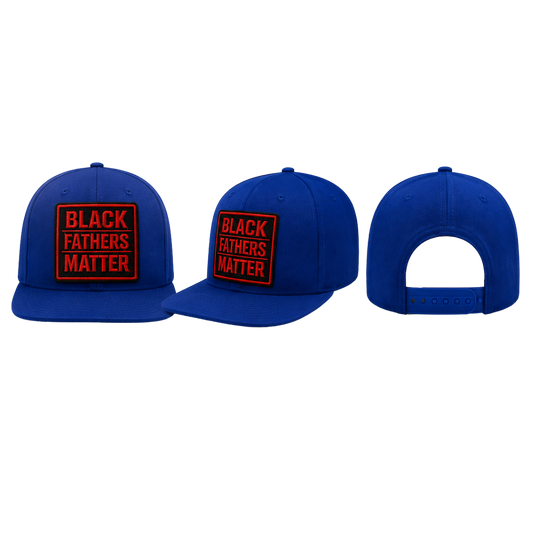 Black Fathers Matter Trucker-Snapback - Blue Hat