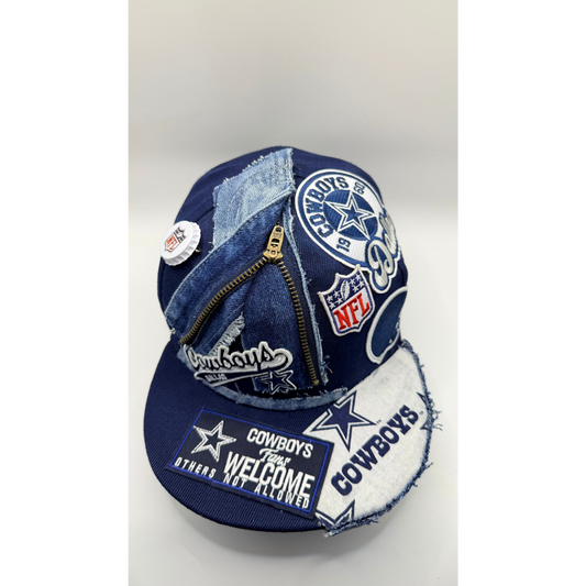 Men’s Custom Junk Trucker Hat | Freestyle Patch & Fabric Hat- Customizable