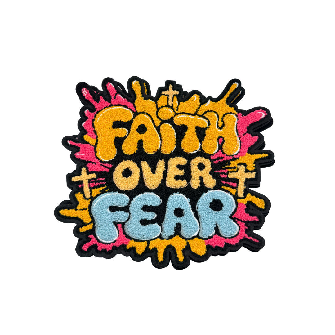 Faith Over Fear Large Patch
