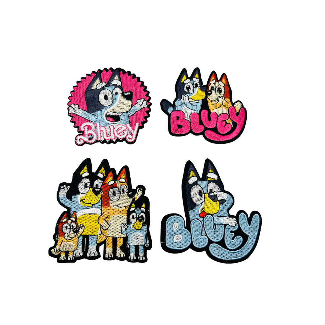 Blue* Cartoon Character Small Patches